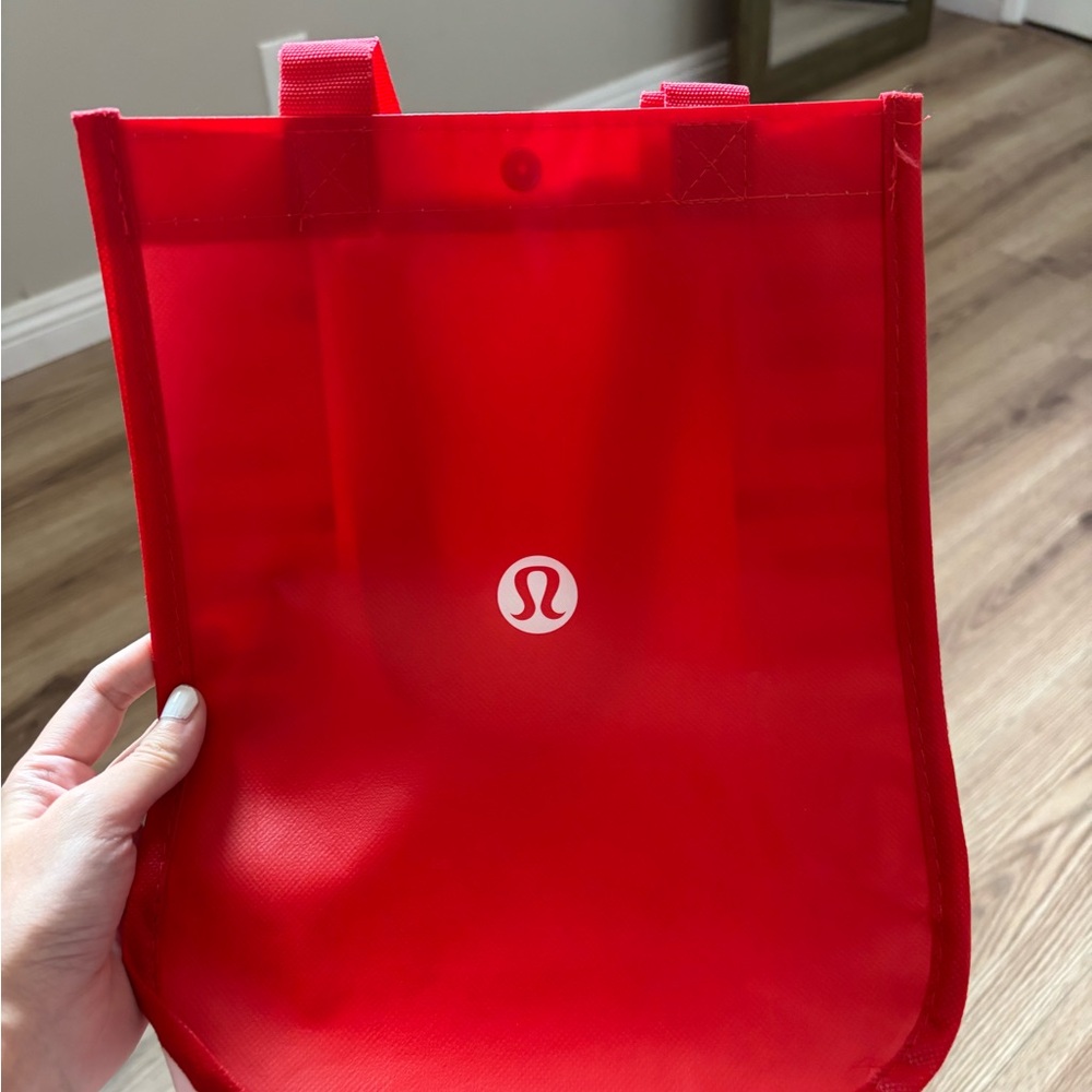 Lululemon Red Tote Bag